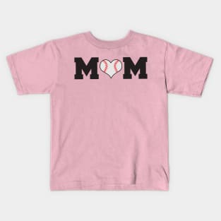 Baseball Mom Kids T-Shirt